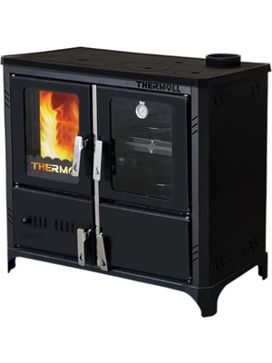 Thermoll T-25 Petra Yatay Şömine Fırınlı Iç Mekan Sobası