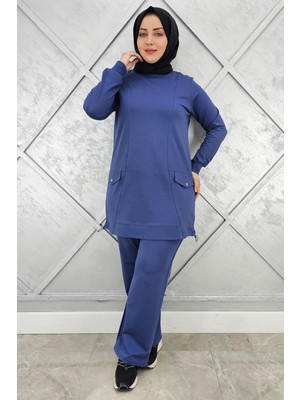 Pys Giyim Kadın Cep Görünümlü Tesettür Takım