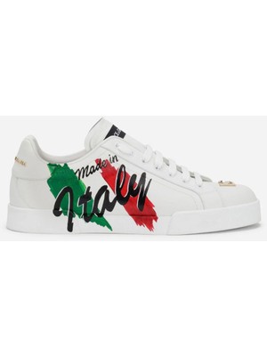 Dolce & Gabbana Made In Italy Print Sneakers