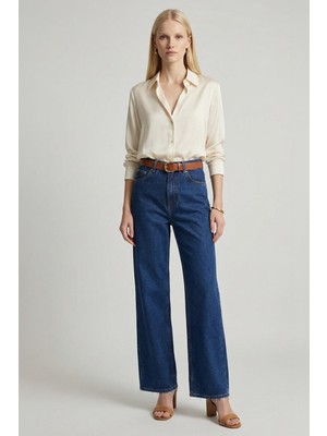 Rays Mavi Geniş Paça Jean 573