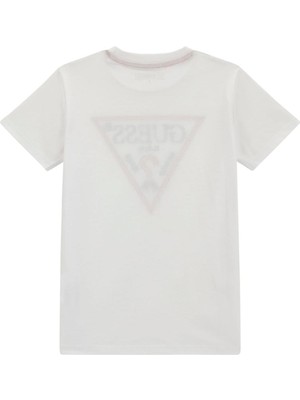 Guess Bg Store Erkek Çocuk Beyaz Tshirt