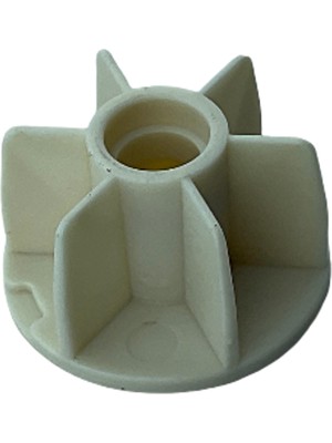 MorPerde 38'lik Stor Perde Orta Ayak Boru Sonu Krem Plastik Tıpası