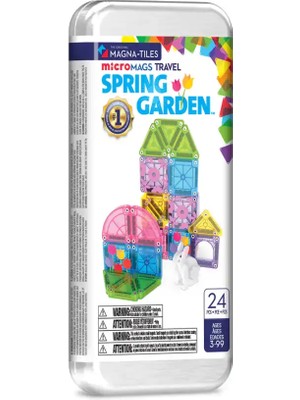 MAGNA-TILES® - Travel Set - Bahar Bahçe Seti Manyetik Bloklar - 24 Parça