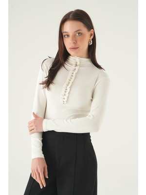 Rays Ekru Ön Taşlı Badi 8331A