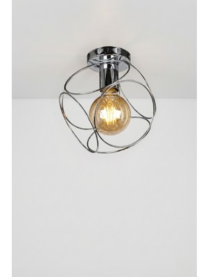 Ronisu Aydınlatma Edgeon Tekli Plafonyer Avize (Ampülsüz)