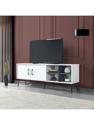 EVMO Home 3612 Şile Tv Ünite 160 cm Beyaz