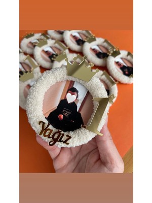 1 Yaş Fotoğraflı Magnet Bebek Hediyelik