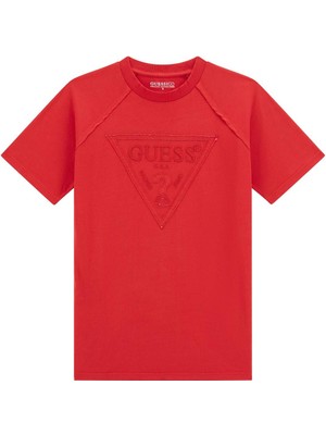 Guess Bg Store Erkek Çocuk Kırmızı Tshirt