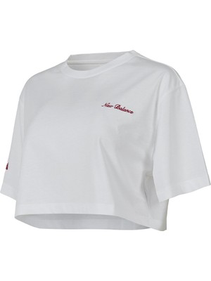 Nb New Balance WNT1609 Beyaz Kadın Tişört