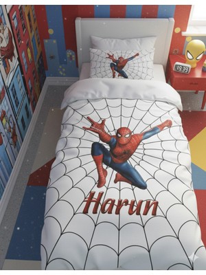 Mekta Home  Ağ ve Spiderman Desenli Nevresim Takımı