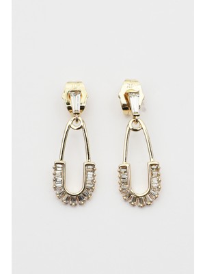 Sonche Taşlı Sallantılı Küpe 9000