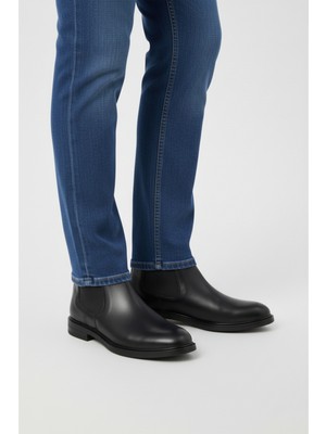 Rizzup Erkek Siyah Orijinal Deri Içi Kürklü Kaymaz Taban Erkek Bot – Sıcak, Dayanıklı & Şık 2509987