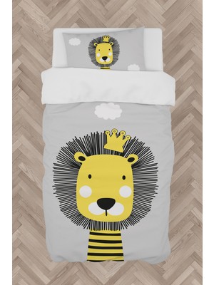 Mekta Home  Aslan Desenli Nevresim Takımı