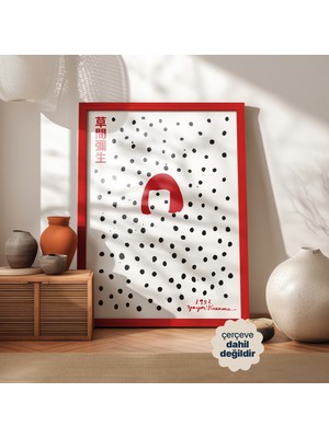 Persona Istanbul Yayoi Kusama "accumulation Redux" - Moma Koleksiyonu Ilhamlı Sergi Posteri (Çerçevesiz)