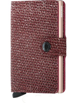 Secrid Miniwallet Sparkle Red Cüzdan Kartlık