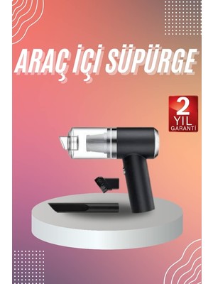Renklime Şarjlı Çok Fonksiyonlu El Süpürgesi Mini Vakumlu Araç Süpürgesi