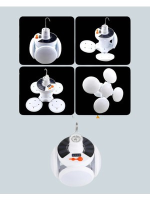 Renklime Ipx4 Suya Dayanıklı, Katlanabilir LED Kamp Lambası ve Acil Durum Işığı