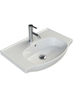 Turkuaz, Lila 65X44 cm Lavabo