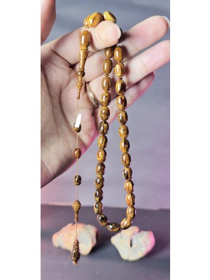 Kehribarkolik Çekoslavak Katalin Sait Gelmiş 8X12MM. 23GR.