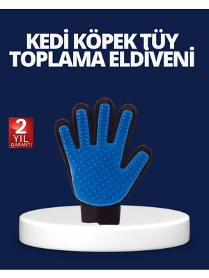 Renklime Evcil Hayvan Tüy Toplama ve Masaj Eldiveni – Köpek ve Kedi Tüy Dökülme Önleyici Bakım Eldiveni