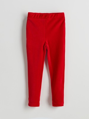 Lc Waikiki Yeni Sezon Beli Lastikli Kadife Kız Çocuk Tayt