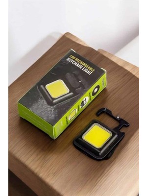 Renklime Kamp Işığı Çok Fonksiyonlu Taşınabilir Anahtarlık Kapak Açma Manyetik Özelliği