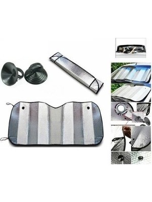 Renklime Araç Ön Cam Güneşlik Isı Yalıtımlı Katlanabilir Model Renault Megane Honda Civic Opel Astra Ford Focus