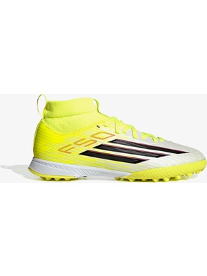 Adidas F50 League Mid Tf Sarı Krampon Çocuklar İçin Yüksek Bilekli Konforlu ve Nefes Alabilir