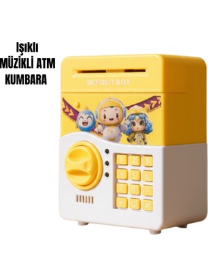 Renklime SAM51 Müzikli Işıklı Kumbara Sarı