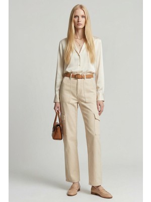 Rays 580-1 Kargo Cep Pantolon Bej