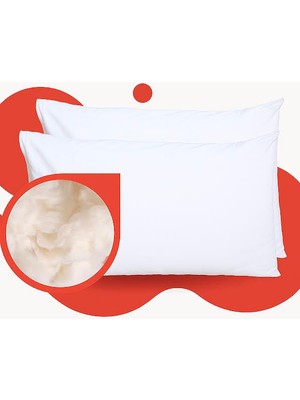 Datatek %100 Yün Dolgulu Çiftli Yastık