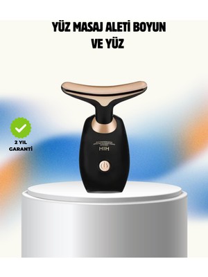 Renklime Yüz ve Boyun Kırşıklık Giderici Ems Güzellik Cihazı Yüz Masaj Aleti