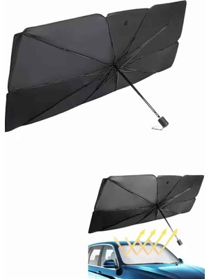 Renklime Güneş Önleyici Katlanabilir Oto Araba Güneşlik Şemsiye Tip Ön Cam