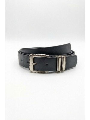 Rays 454 Toka Işlemeli Kemer Siyah