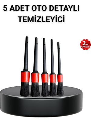 Renklime 5’li Detay Temizlik Fırçası Seti Araç Iç Dış Jant Motor Çok Amaçlı