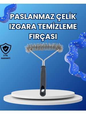 Datatek Paslanmaz Çelik Izgara Temizleme Fırçası Mangal ve Barbekü Için