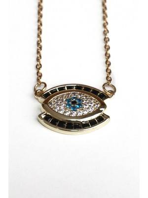 Sonche Taşlı Göz Kolye 1100