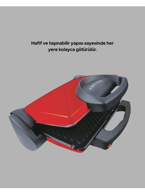 Datatek Çıkarılabilir Plakalı 2000W Tost Makinesi – Termostatlı, Kolay Temizlenir