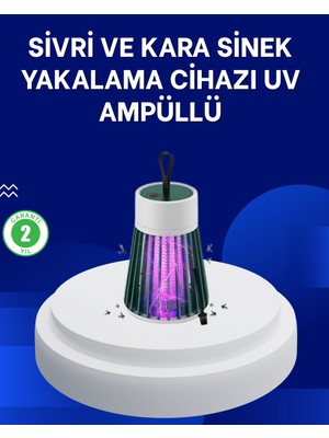 Renklime 2’si 1 Arada LED Işıklı Elektrikli Böcek Öldürücü