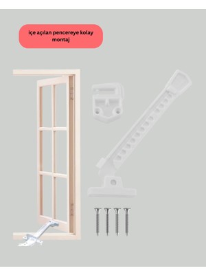 Datatek Içe Açılan Camlar Için Emniyet Kilidi Seti 3’lü