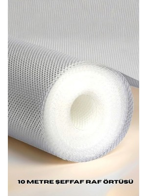 Renklime 10 Metre Toz Korumalı Kaydırmaz Şeffaf Çekmece Organizeri