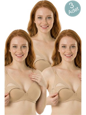 Parlingerie 3'lü Kaplı Emzirme Sütyeni