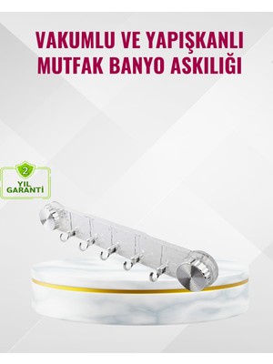 Datatek Duvar Tipi Vakumlu Askılık Şeffaf Orta Tasarımlı
