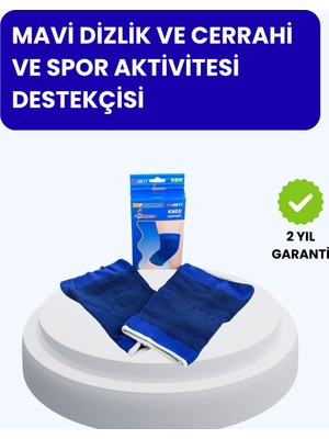 Renklime Diz Koruyucu Sporcu Bandajı Esnek Sıkı Destekli