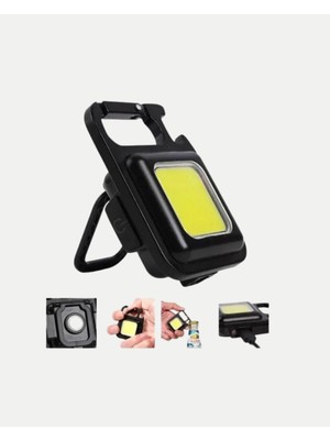 Renklime LED Mini Anahtarlık Fener – 1000 Lümen Güçlü Işık ve USB Type-C Şarjlı