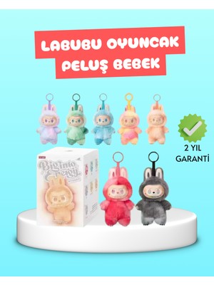 Renklime Yumuşak Dolgulu Labubu Karakter Peluş Oyuncak