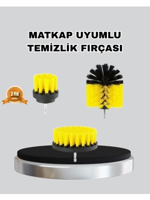 Renklime 3 Parça Matkap Fırça Temizlik Seti – Her Yüzey Için Güçlü ve Pratik Çözüm