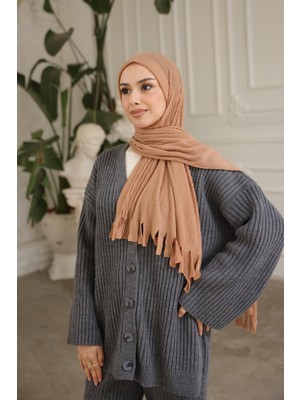 İmaj Butik Bisküvi Helen Önü Süngerli Pratik Piliseli Şal