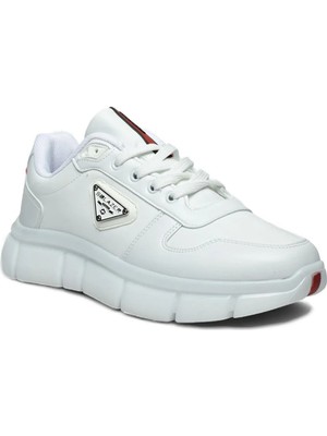 Cakgo 062-26 Cilt Deri Rugan Karışımlı Anatomik Taban Erkek Sneaker