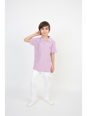 Dıgıl Kids Çocuk Polo Yaka Okul T-Shirt Kısa Kol